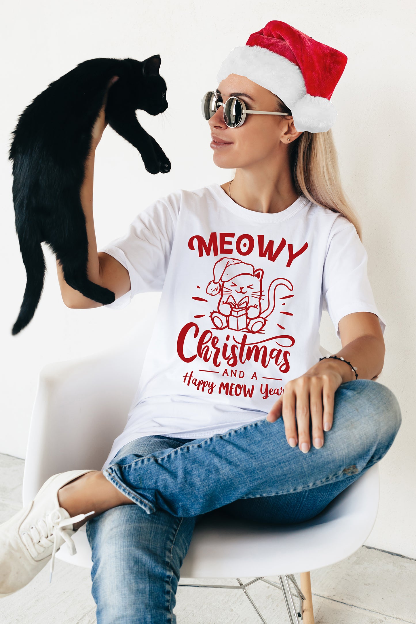 Meowy Christmas - SVG cutting file