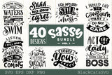 Sassy SVG bundle 40 designs SVG bundle vol 1