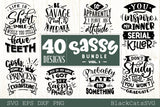 Sassy SVG bundle 40 designs SVG bundle vol 1