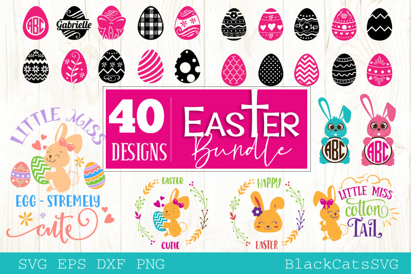 Easter Bundle SVG 40 designs