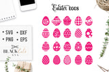 Easter Eggs SVG file Cutting File Clipart in Svg, Eps, Dxf, Png for Cricut & Silhouette