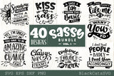 Sassy SVG bundle 40 designs SVG bundle vol 1