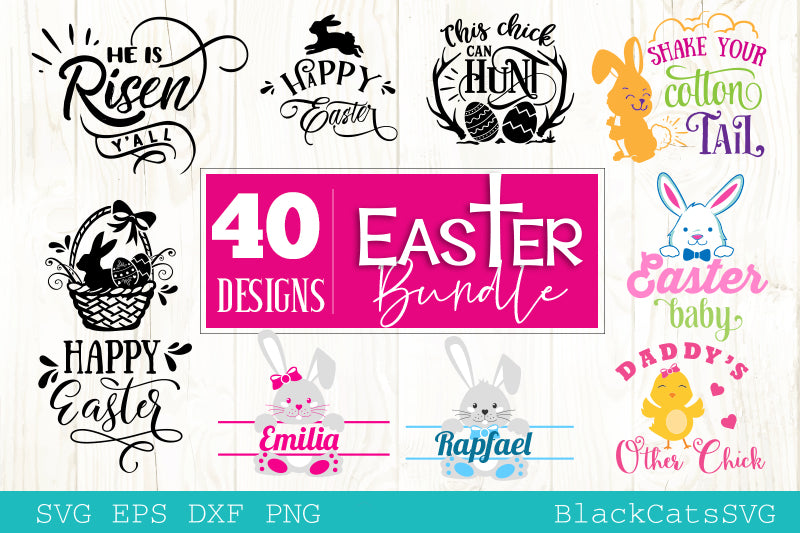 Easter Bundle SVG 40 designs