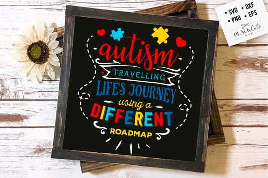 Autism - different roadmap SVG