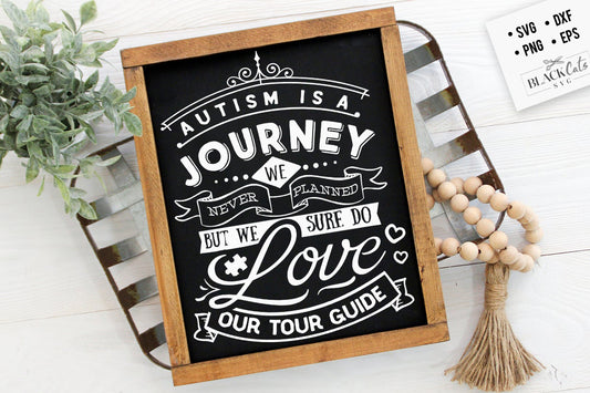 Autism is a journey SVG
