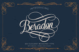 Beradon Script - Elegant Wedding font