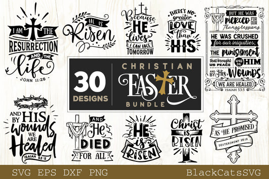 Christian Easter Bundle SVG 30 designs