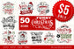 Funny Christmas bundle 50 SVG file Cutting File Clipart in Svg, Eps, Dxf, Png for Cricut & Silhouette