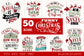 Funny Christmas bundle 50 SVG file Cutting File Clipart in Svg, Eps, Dxf, Png for Cricut & Silhouette