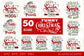Funny Christmas bundle 50 SVG file Cutting File Clipart in Svg, Eps, Dxf, Png for Cricut & Silhouette