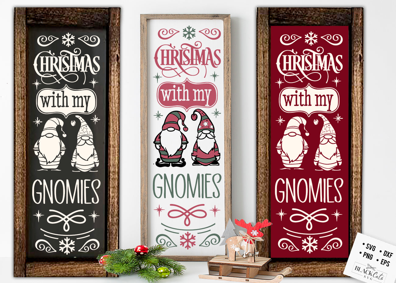 Christmas with my gnomies SVG FREE Christmas SVG