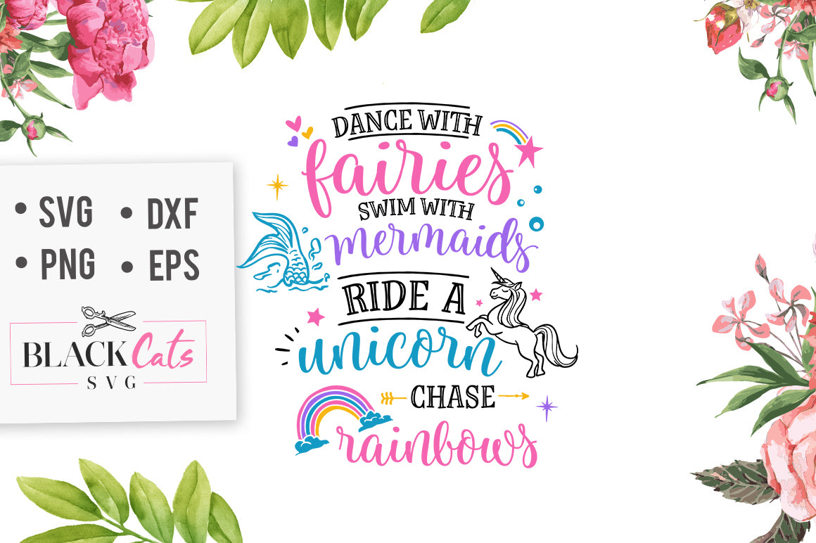 Dance with Fairies SVG File