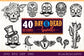 Day of the Dead SVG bundle 40 designs Dia de los Muertos SVG bundle