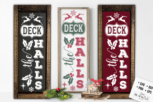 Deck the halls SVG