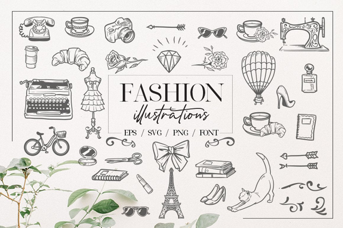 Divine Light Font Duo and extras
