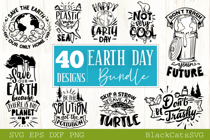 Global warming Bundle SVG bundle 40 designs Earth Day SVG Bundle