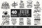 Faith Bundle 40 SVG files Cutting File Clipart in Svg, Eps, Dxf, Png for Cricut & Silhouette