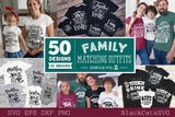 Family matching outfits SVG bundle 50 designs vol 2