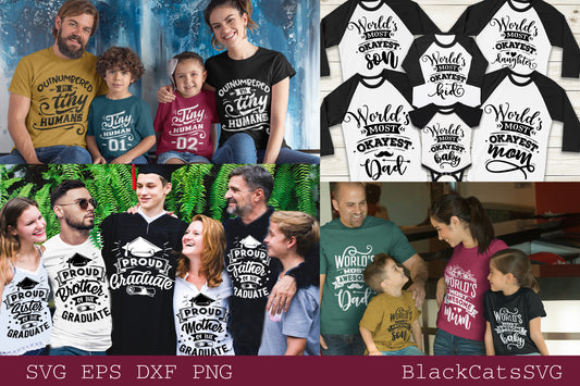 Family matching outfits SVG bundle 50 designs vol 2