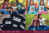 Family matching outfits SVG bundle 50 designs vol 2