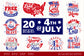 Fourth of July  SVG bundle 20 designs Independence Day SVG bundle