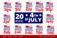 Fourth of July  SVG bundle 20 designs Independence Day SVG bundle