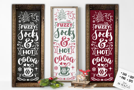 Fuzzy socks SVG