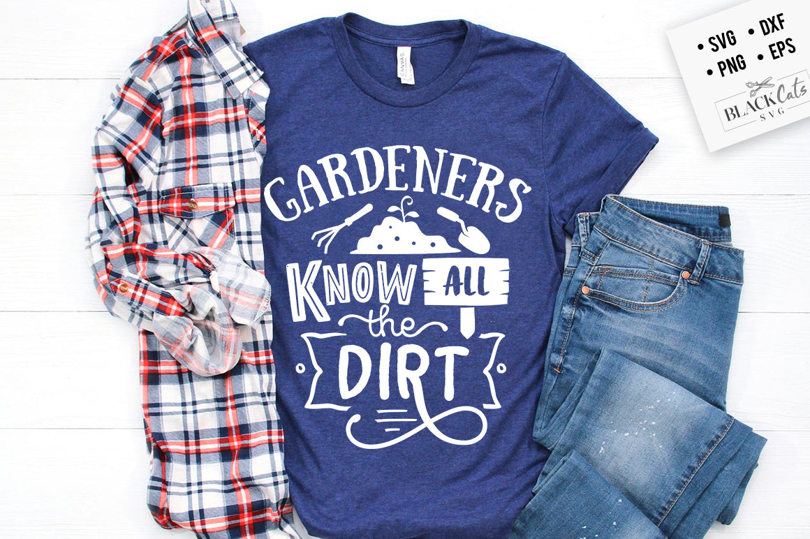 Gardeners know all the dirt SVG