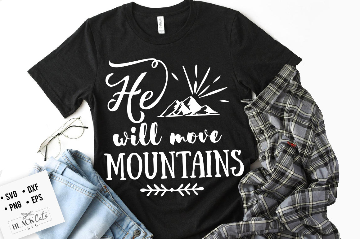 Will move mountains SVG