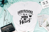 Homeschool is a work of heart SVG