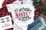 I ate Santa's cookies SVG