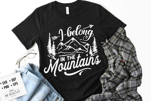 I belong in the mountains SVG