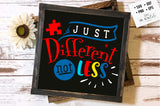 Just different not less SVG