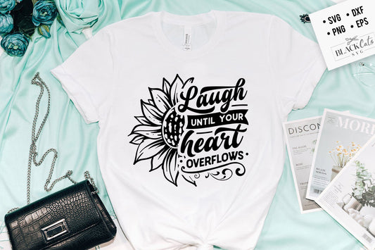 Laugh until your heart overflows SVG file