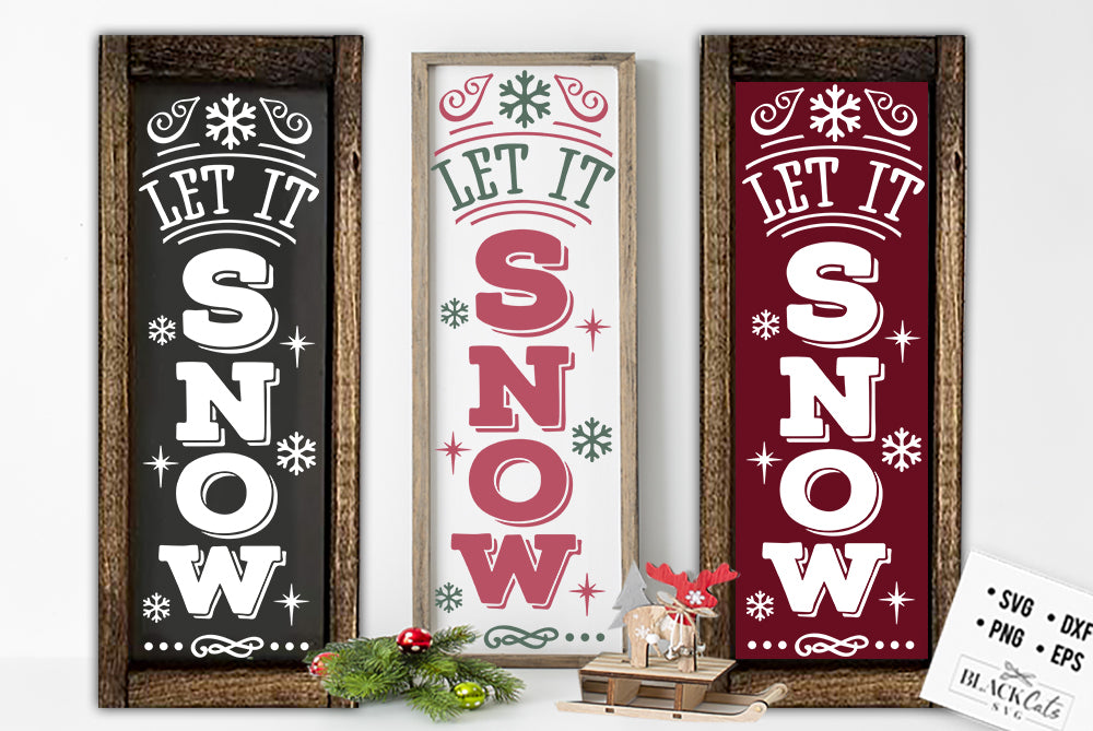 Let it snow SVG