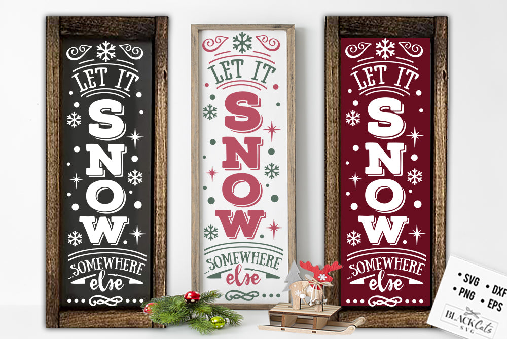 Let it snow som SVG