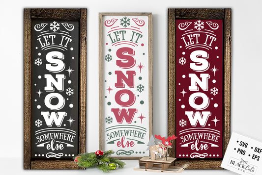 Let it snow som SVG