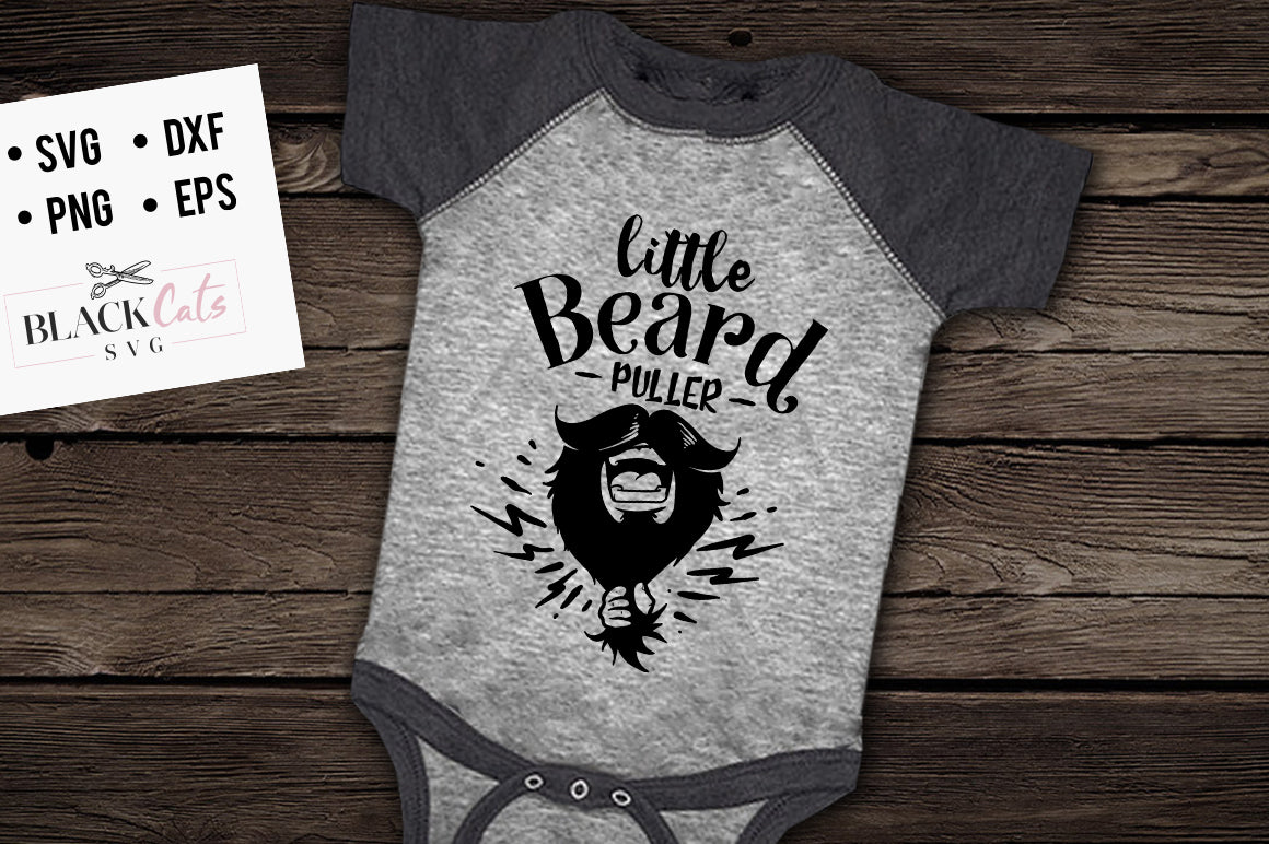 Little Beard Puller SVG File