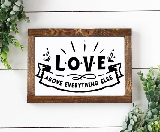 Love above everything SVG