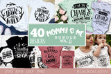 Mommy and me SVG bundle 40 designs vol 2