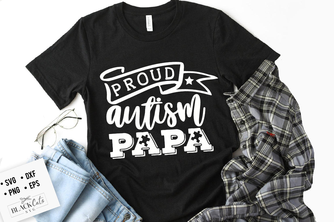 Proud autism papa SVG – BlackCatsSVG