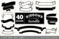 Ribbons clipart SVG bundle 40 designs