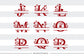 Monogram hearts split font Valentine SVG file Cutting File Clipart in Svg, Eps, Dxf, Png for Cricut & Silhouette svg Valentine - BlackCatsSVG