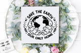 Save the Earth Our Only Home SVG File