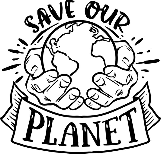 Save Our Planet SVG File