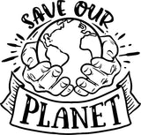 Save Our Planet SVG File