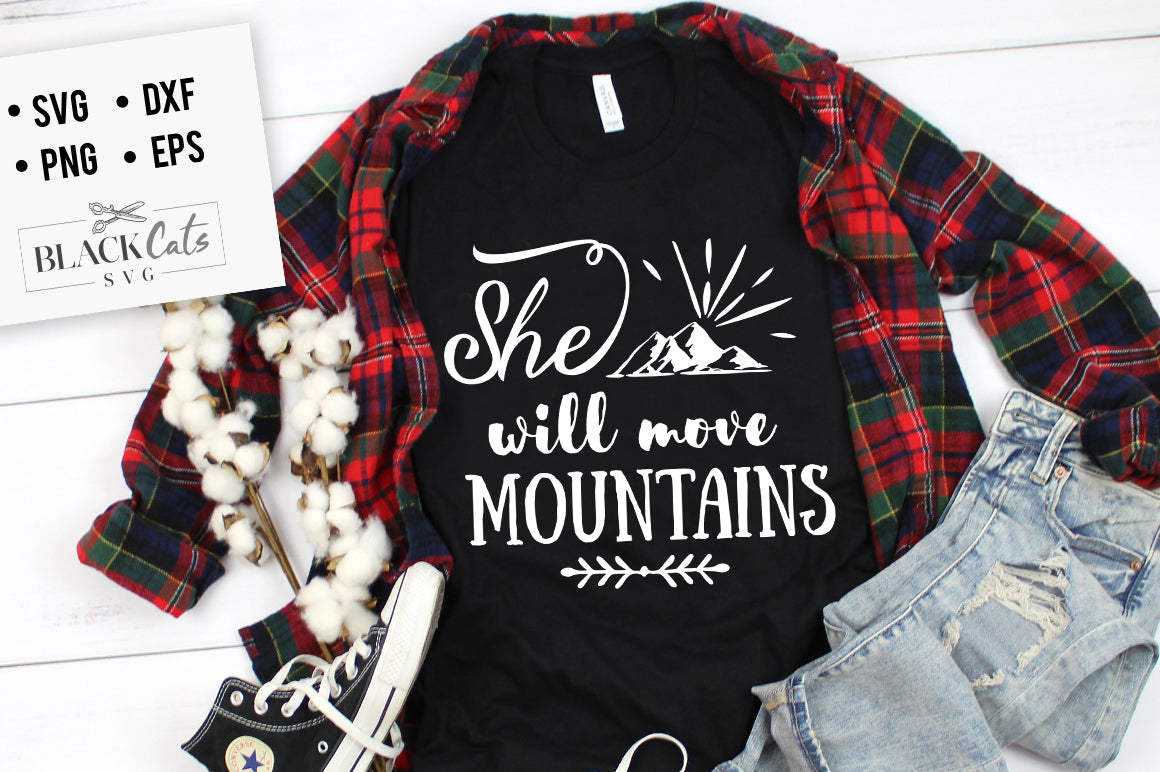 Will move mountains SVG