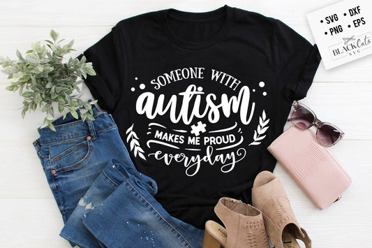 Someone with autism SVG