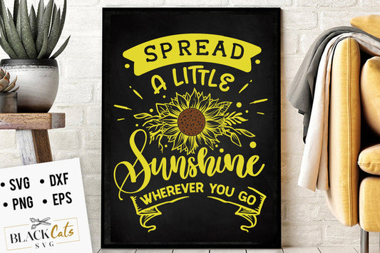 Spread a little sunshine SVG file