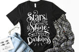 Stars can't shine without darkness svg
